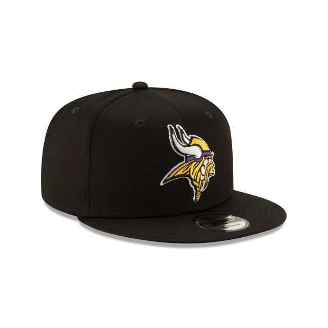 Minnesota Vikings NFL New Era Snapback 9Fifty Basic noir pour hommes