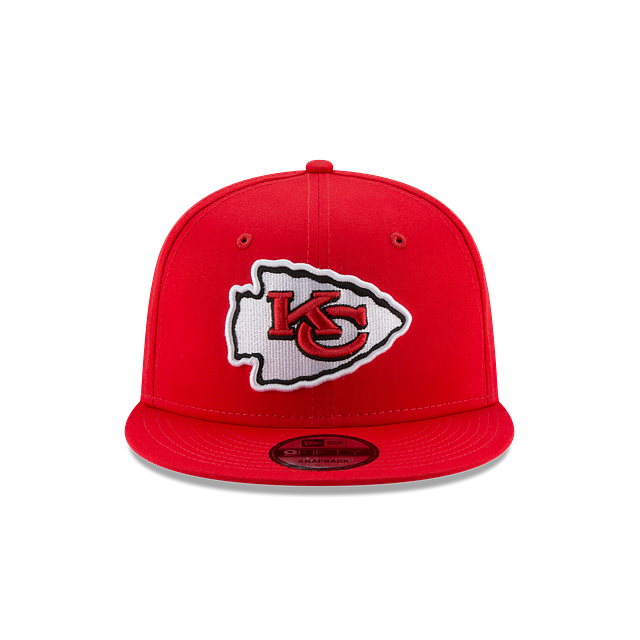 Kansas City Chiefs NFL New Era Men's Red 9Fifty Basic Snapback