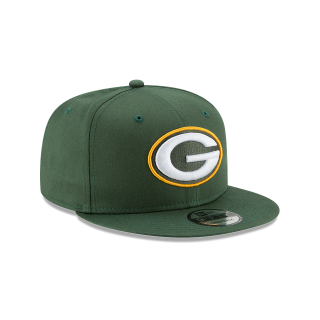 Green Bay Packers NFL New Era Men's Cilantro Green 9Fifty Basic Snapback