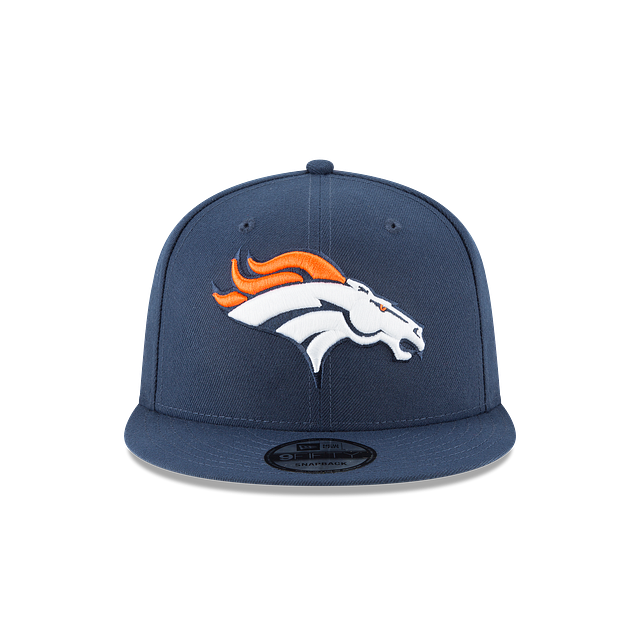 Denver Broncos NFL New Era Casquette Snapback 9Fifty Basic Bleu Oceanside pour hommes