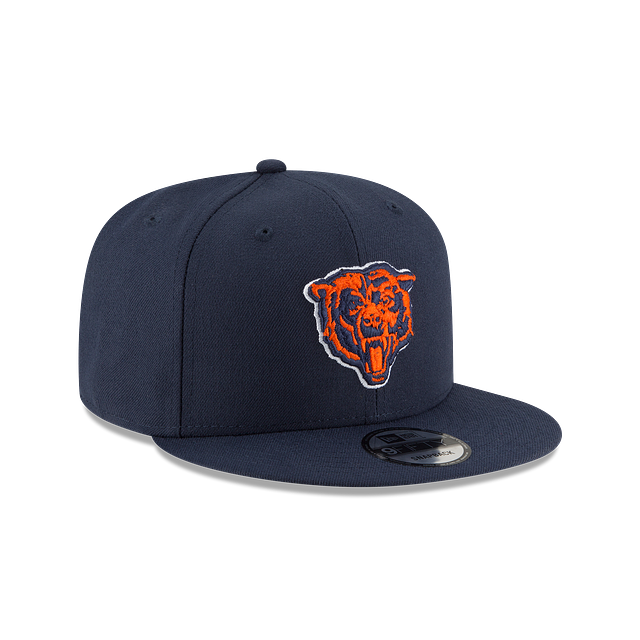 Chicago Bears NFL New Era Men's Navy 9Fifty Head Logo Basic Snapback