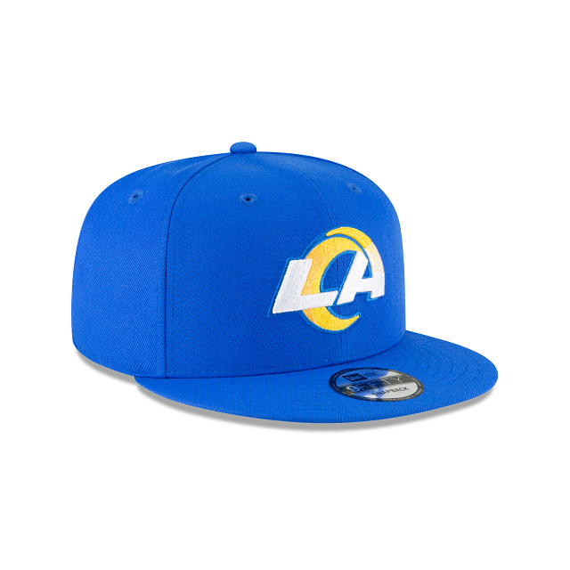 Los Angeles Rams NFL New Era Snapback bleu 9Fifty Basic pour hommes