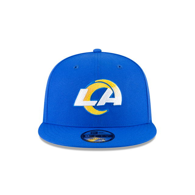 Los Angeles Rams NFL New Era Snapback bleu 9Fifty Basic pour hommes