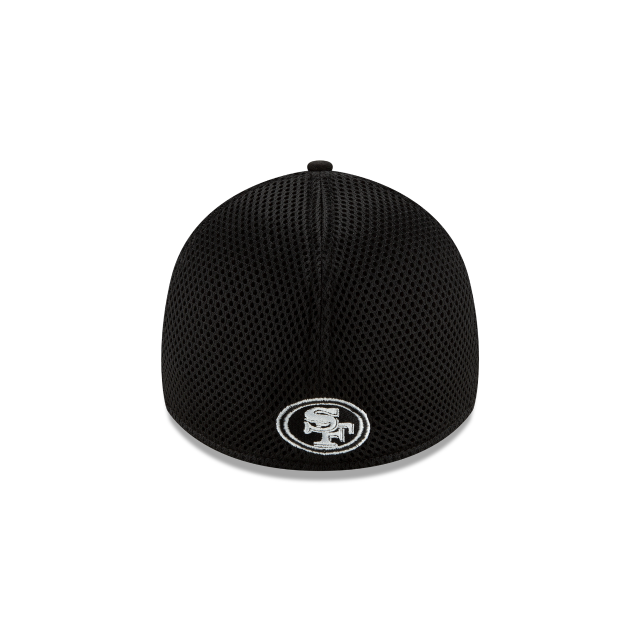 San Francisco 49Ers NFL New Era Casquette noire/blanche 39Thirty Neo Stretch Fit pour hommes