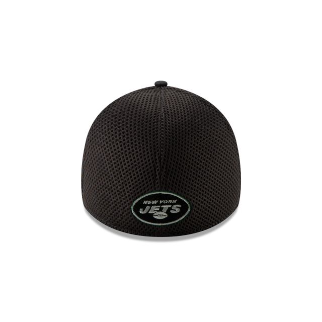 New York Jets NFL New Era Men's Grey 39Thirty Grayed Out Neo 2 Stretch Fit Hat