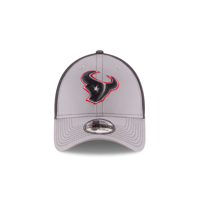 Houston Texans NFL New Era Men's Grey 39Thirty Grayed Out Neo 2 Stretch Fit Hat