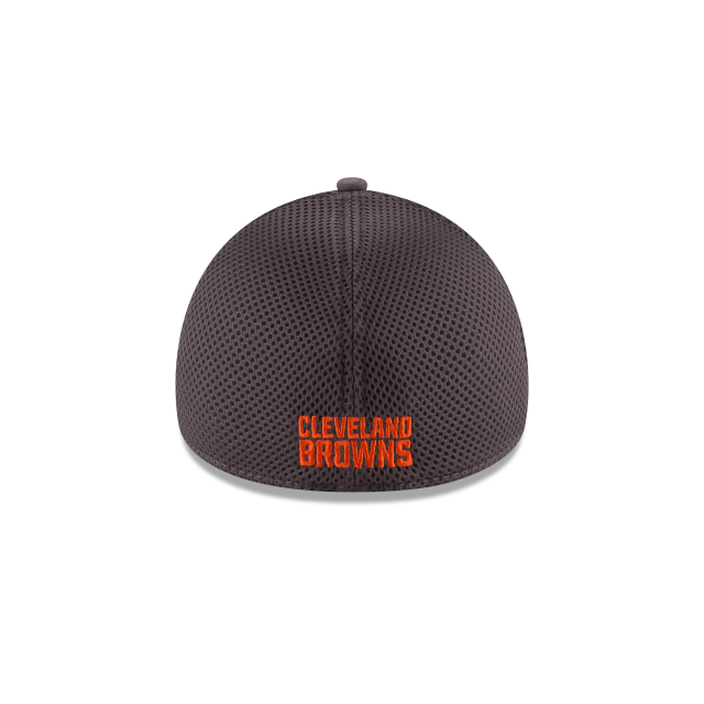 Cleveland Browns NFL New Era Casquette extensible grise 39Thirty Greyed Out Neo 2 pour hommes