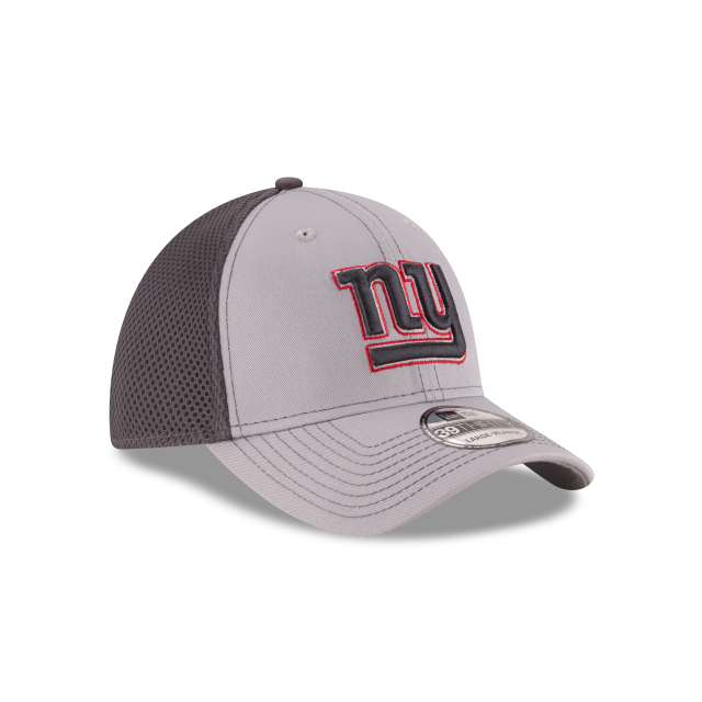 New York Giants NFL New Era Casquette extensible grise 39Thirty Greyed Out Neo 2 pour hommes