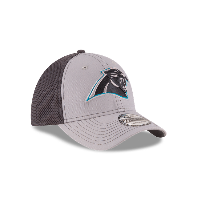 Carolina Panthers NFL New Era Men's Grey 39Thirty Grayed Out Neo 2 Stretch Fit Hat