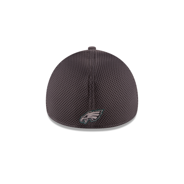Philadelphia Eagles NFL New Era Men's Grey 39Thirty Grayed Out Neo 2 Stretch Fit Hat