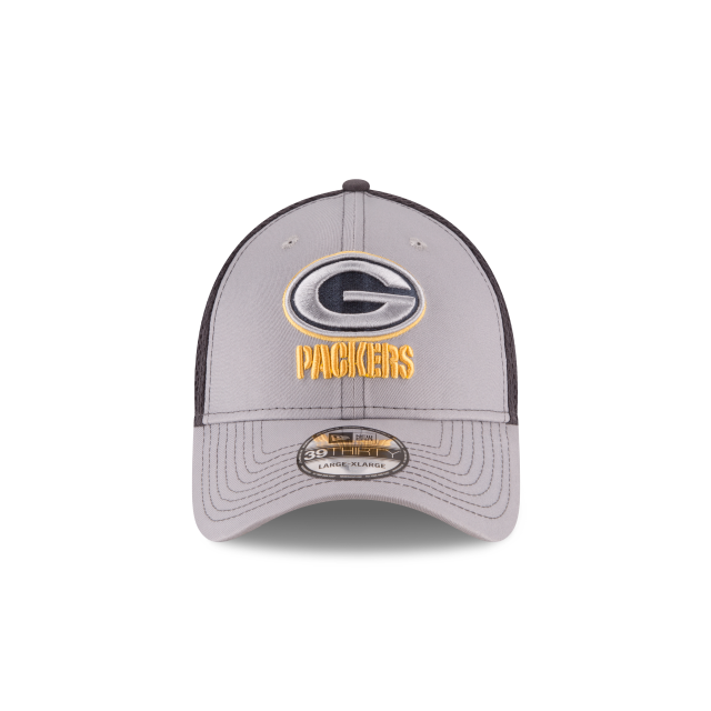 Green Bay Packers NFL New Era Casquette extensible grise 39Thirty Greyed Out Neo 2 pour hommes