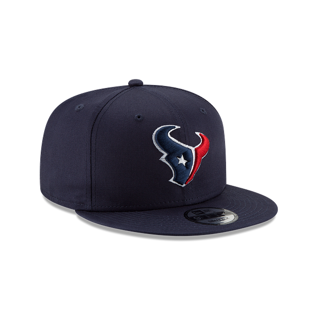 Houston Texans NFL New Era pour hommes Oceanside Blue 9Fifty Basic Snapback