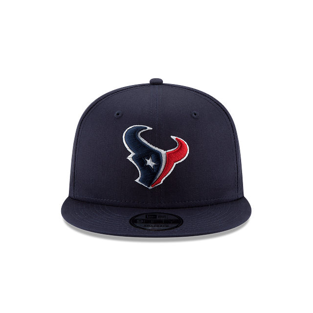 Houston Texans NFL New Era pour hommes Oceanside Blue 9Fifty Basic Snapback