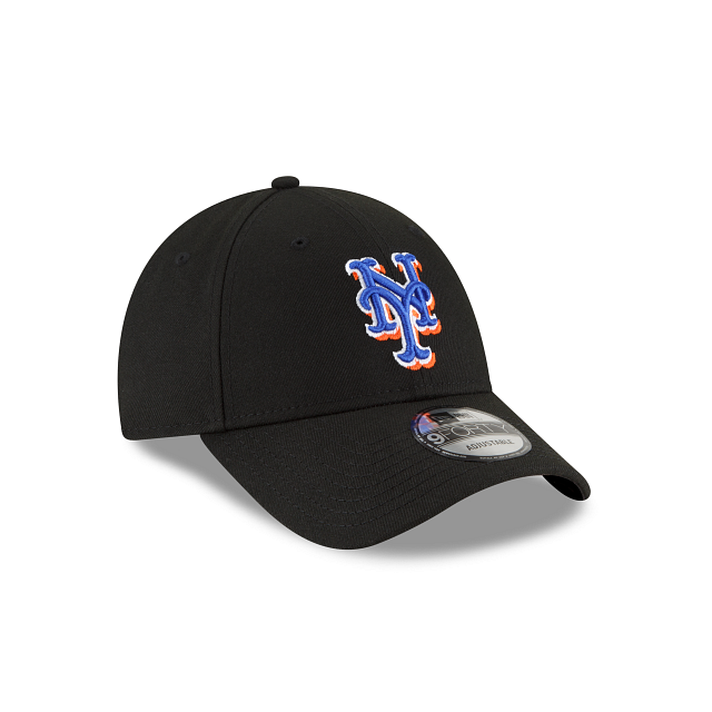 New York Mets MLB New Era Casquette réglable noire 9Forty The League Alternate 2022 pour hommes