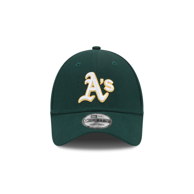 Oakland Athletics MLB New Era Men's Green 9Forty League Road Adjustable Hat
