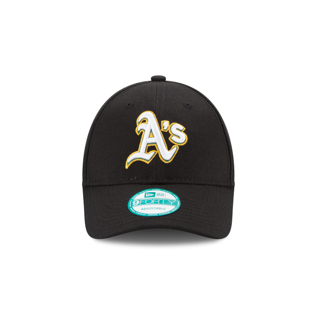 Oakland Athletics MLB New Era Men's Black 9Forty League Alternative Adjustable Hat