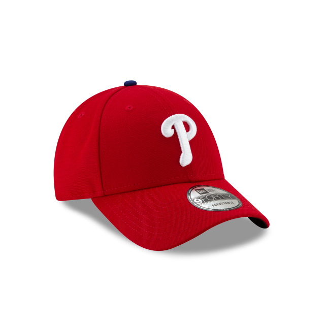 Casquette réglable rouge 9Forty League des Phillies de Philadelphie MLB New Era pour hommes