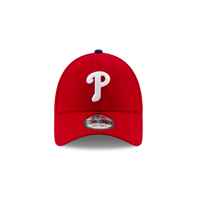 Casquette réglable rouge 9Forty League des Phillies de Philadelphie MLB New Era pour hommes