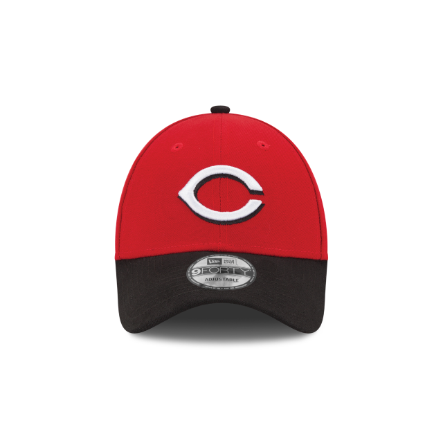 Casquette réglable Cincinnati Reds MLB New Era rouge noir 9Forty League Road pour hommes