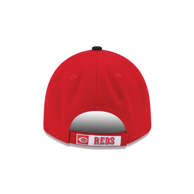 Casquette réglable Cincinnati Reds MLB New Era rouge noir 9Forty League Road pour hommes