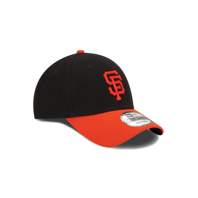 San Francisco Giants MLB New Era Casquette réglable alternative noire orange 9Forty League pour hommes