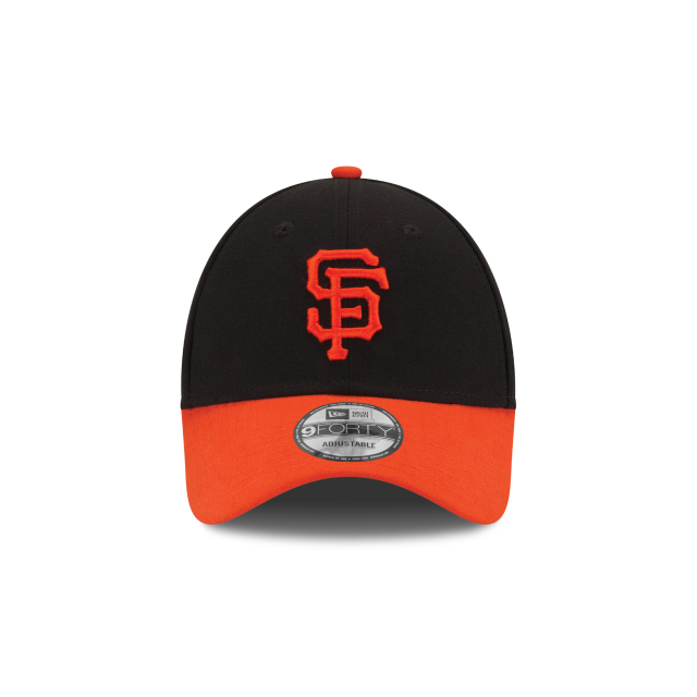 San Francisco Giants MLB New Era Casquette réglable alternative noire orange 9Forty League pour hommes