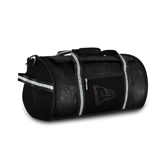 New Era Black Mesh Reflect Duffel Bag 65L AX20