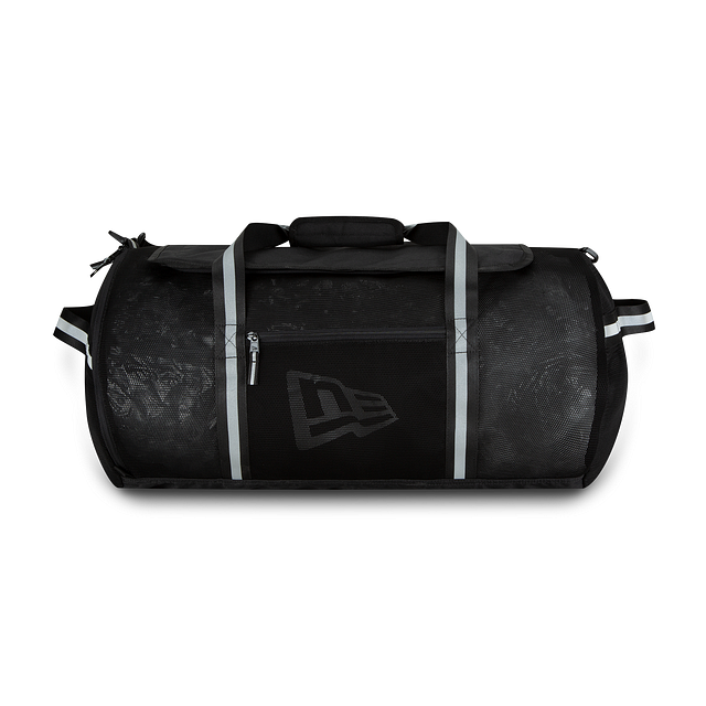 New Era Black Mesh Reflect Duffel Bag 65L AX20