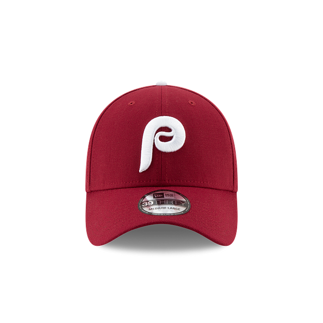 Philadelphia Phillies MLB New Era Men's Burgundy 39Thirty Team Classic Stretch Fit Hat