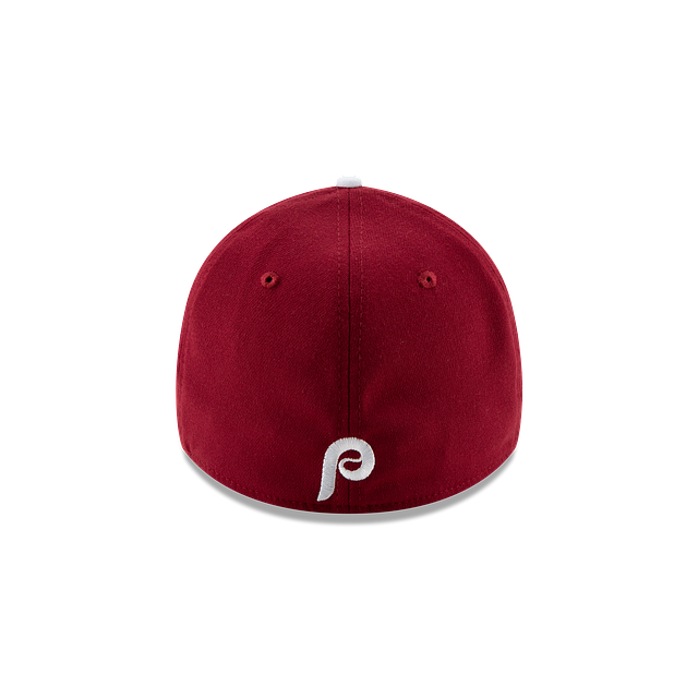 Casquette extensible classique bordeaux 39Thirty Team New Era des Phillies de Philadelphie MLB pour hommes