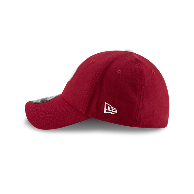 Casquette extensible classique bordeaux 39Thirty Team New Era des Phillies de Philadelphie MLB pour hommes