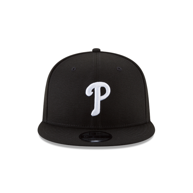 Philadelphia Phillies MLB New Era Snapback 9Fifty Basic noir/blanc pour hommes