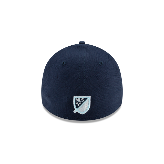 Vancouver Whitecaps MLS New Era Men's Navy 39Thirty Team Classic Stretch Fit Hat