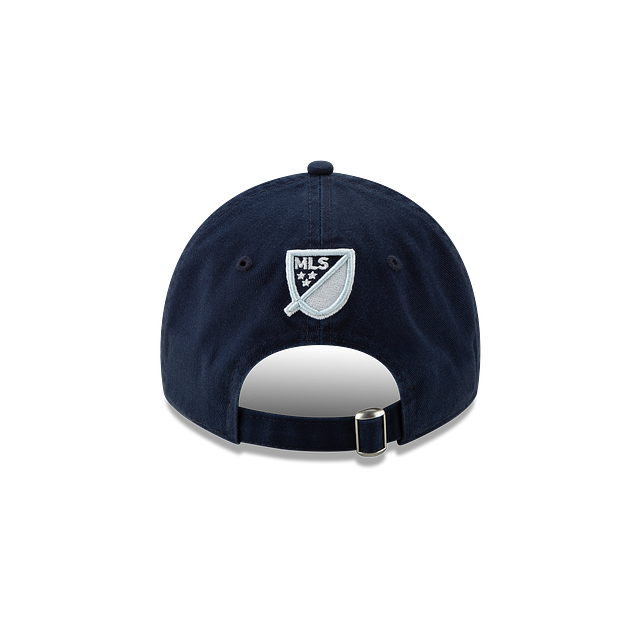 Casquette ajustable classique bleu marine 9Twenty Core MLS New Era des Whitecaps de Vancouver pour hommes