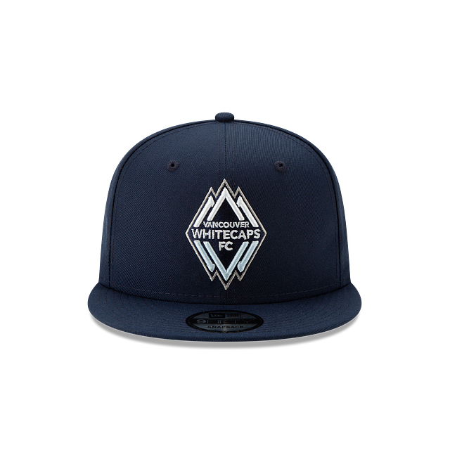 Vancouver Whitecaps MLS New Era pour hommes, bleu marine 9Fifty Team Color Basic Snapback