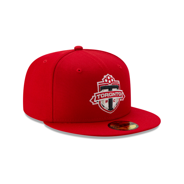 Toronto FC MLS New Era Casquette ajustée rouge écarlate 59Fifty pour hommes