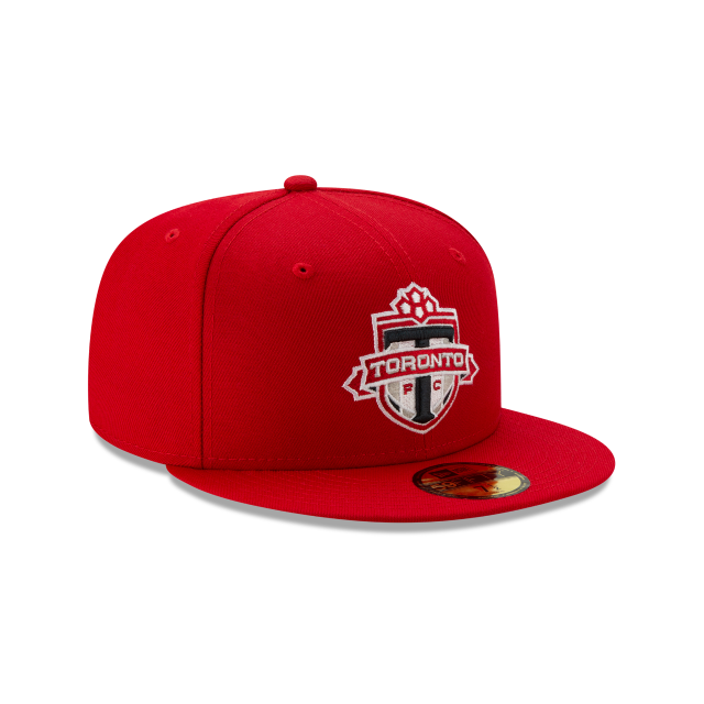 Toronto FC MLS New Era Men's Scarlet Red 59Fifty Basic Fitted Hat