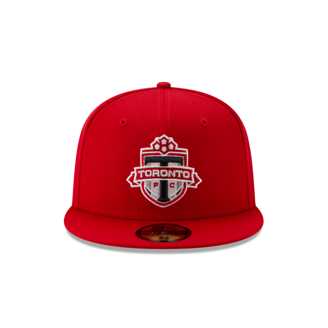 Toronto FC MLS New Era Casquette ajustée rouge écarlate 59Fifty pour hommes