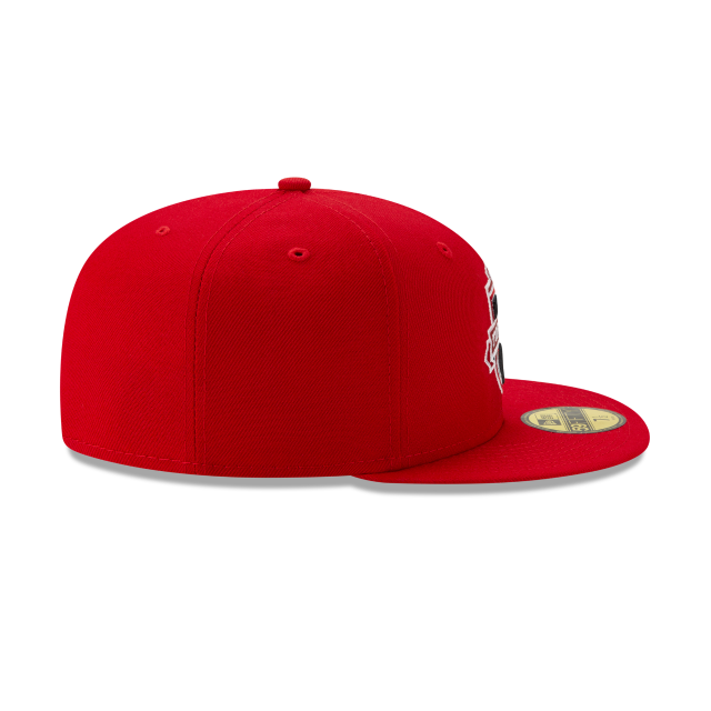 Toronto FC MLS New Era Casquette ajustée rouge écarlate 59Fifty pour hommes