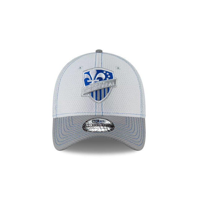 Montreal Impact MLS New Era Men's Grey 39Thirty Alternate Stretch Fit Hat