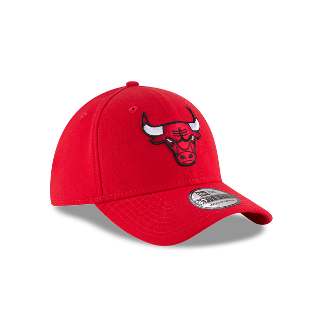 Chicago Bulls NBA New Era Men's Red 39Thirty Team Classic Stretch Fit Hat