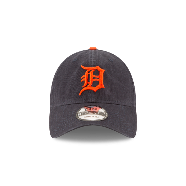 Detroit Tigers MLB New Era Men's Black 9Twenty  Classic Road Adjustable Hat