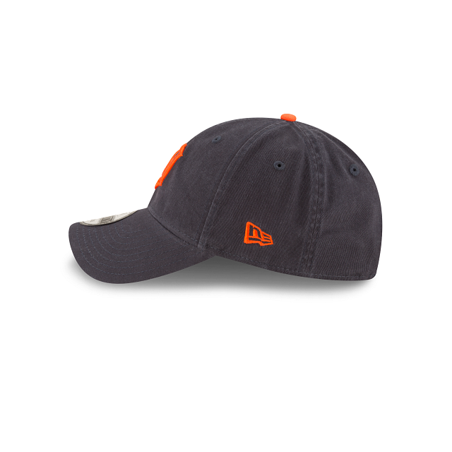Detroit Tigers MLB New Era Men's Black 9Twenty  Classic Road Adjustable Hat