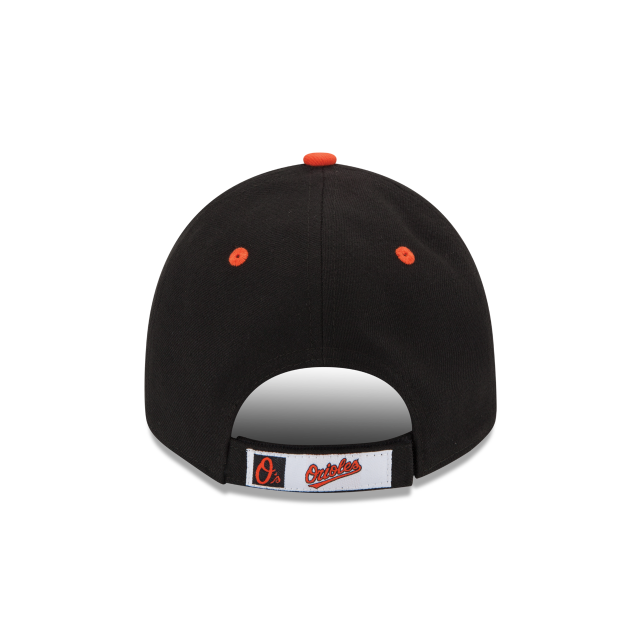 Baltimore Orioles MLB New Era Casquette réglable noire 9Forty The League Road pour hommes