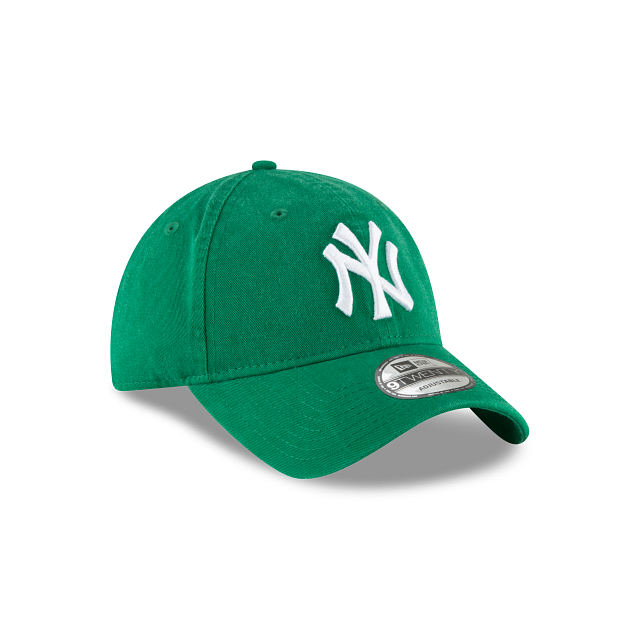 New York Yankees MLB New Era Casquette réglable classique vert Kelly 9Twenty pour hommes