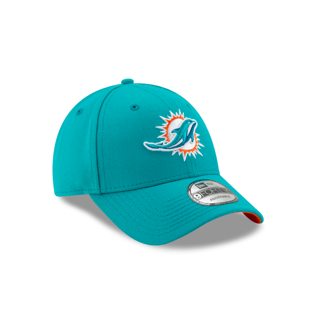 Miami Dolphins NFL New Era Men's Teal Breeze 9Forty The League Adjustable Hat