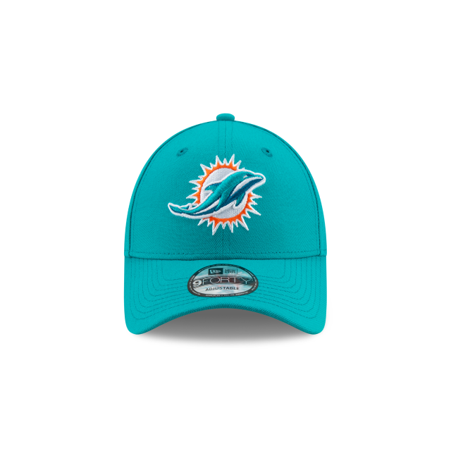 Miami Dolphins NFL New Era Men's Teal Breeze 9Forty The League Adjustable Hat