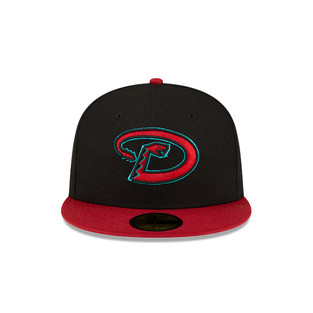 Arizona Diamondbacks MLB New Era Men's Black/Red 59Fifty Authentic Collection 2024 Road Fitted Hat