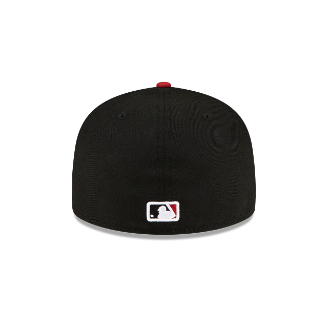 Arizona Diamondbacks MLB New Era Men's Black/Red 59Fifty Authentic Collection 2024 Road Fitted Hat