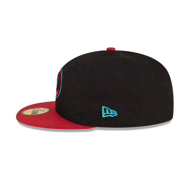 Arizona Diamondbacks MLB New Era Men's Black/Red 59Fifty Authentic Collection 2024 Road Fitted Hat